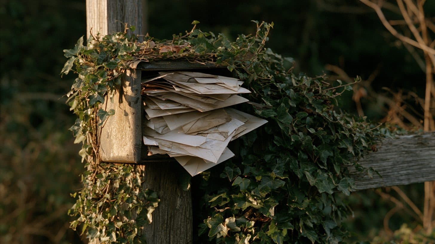An overstuffed, forgotten mailbox — where messages go to be ignored.