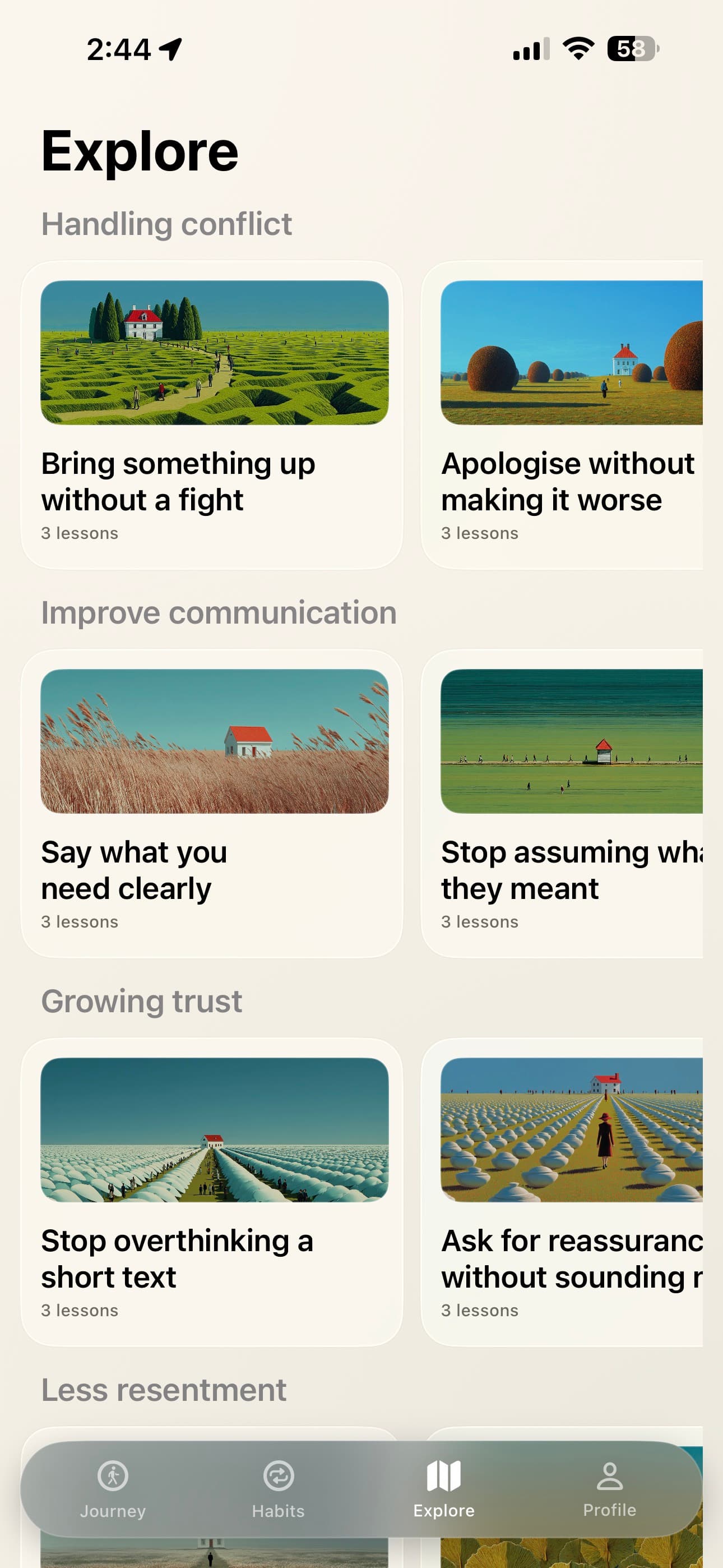 Explore the skills you need most screenshot